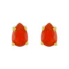 Carnelian Gemstone Silver stud Earrings - Image 6