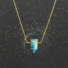 Labradorite Crystal Pendant Gold Plated Necklace Scorpio - Image 6
