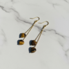 Tiger Eye Heart Dangle Earrings Gold Plated – Scorpio - Image 6