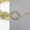 Peridot Bracelet 925 Silver Gold Plated August Birthstone - Image 4