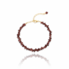 Garnet Bracelet 925 Silver Gold Plated January Birthstone - Image 9