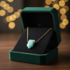 Amazonite Point Pendant Gold Chain Necklace Virgo Stone - Image 8