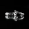 Sparkling Unity: American Diamond Silver Couple Ring - Image 4