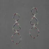Colorful Cascades: Multi-Colored Dangle Earrings - Image 4