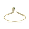 Python Snake Style Silver Bangle For Women