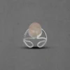 Radiant Round Precious Stone Ring - Image 2