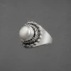 Timeless Beauty: Handmade GemPrecious Stones Silver Ring - Image 4