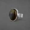 Effortless Sophistication Precious stones Silver Ring - Image 4