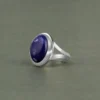 Graceful Radiance Stones Handcrafted Silver Ring - Image 5