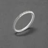 Captivating Elegance: Women's minimalist Silver Ring - Image 2