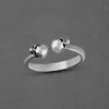 Human Skeleton Silver Ring - Image 2