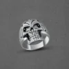 Sterling Silver Skull Ring for Boys - Image 2