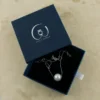 Women's Silver Necklace with a Bold Pearl Accent - Image 6