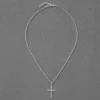 Unisex Cross Silver Necklace Religious Gift Jewelry - Image 3