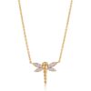 Trendy Gold Pendant Dragonfly for Her