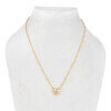 Elegant Gold-Plated Pendant Necklace with Sparkling Crystal Accents - Image 5