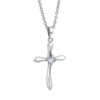Unisex Cross Silver Necklace Religious Gift Jewelry
