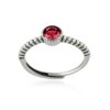 925 Sterling Silver Ruby Ring: Classic Elegance and Timeless Beauty (Created Ruby)