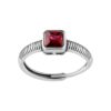 Ruby 925 Sterling Silver Ring : Timeless Elegance and Natural Beauty