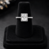 Elegant Engagement Ring in Sterling Silver - Image 7