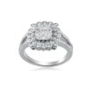 Elegant American Diamond Engagement Ring