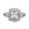 Elegant American Diamond Engagement Ring - Image 3