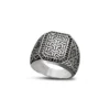 Masculine Mastery: The Stylish Black Onyx Men's Ring
