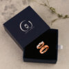 Trillion Cluster American Diamond Couple Rings - Image 5