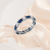 Eternity Ring With Blue Stone - Image 2