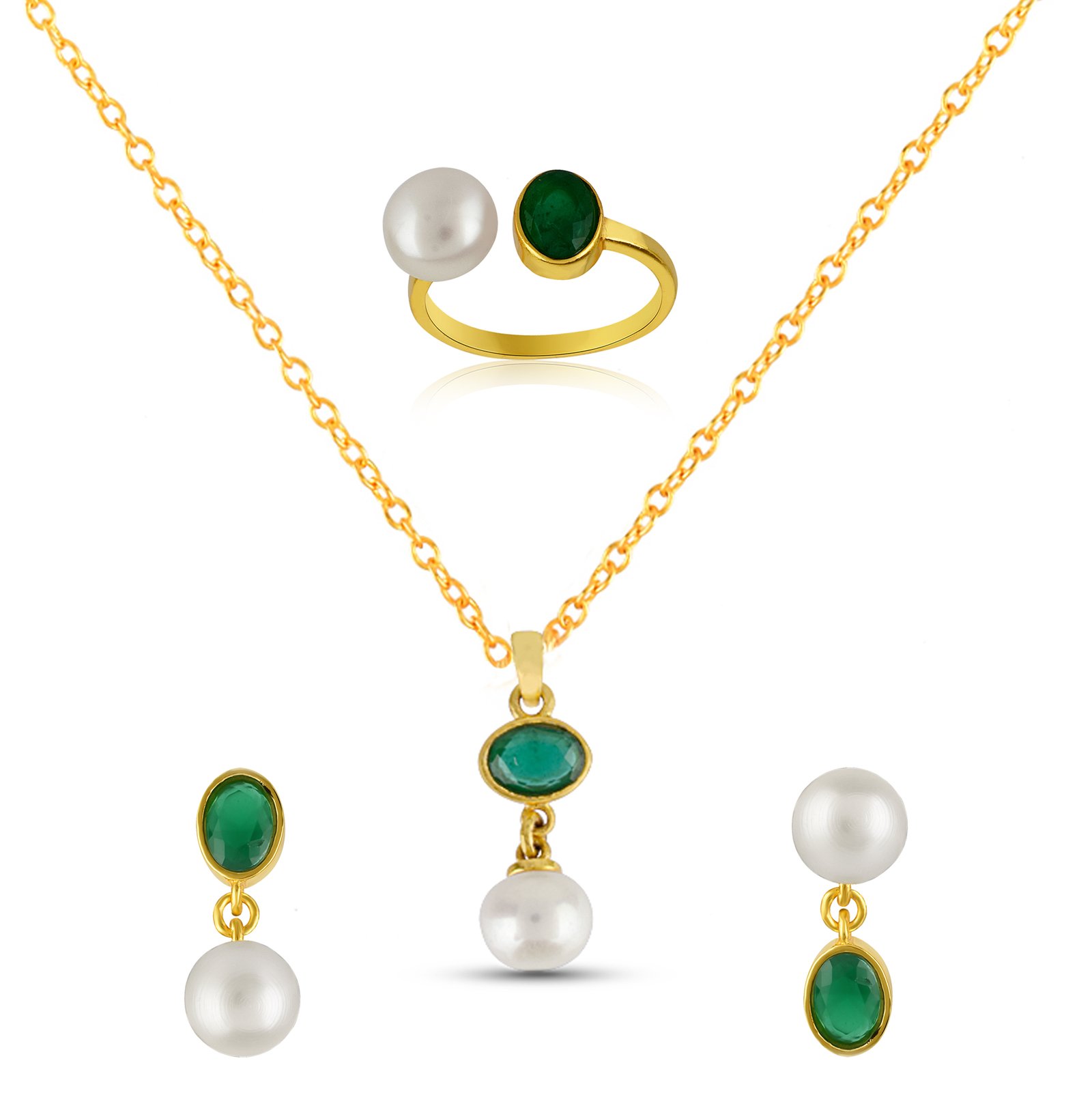 SET37-GP-G.ONYX-PEARL-13-copy-1.jpg Emerald Charm Duo Set - Image 1