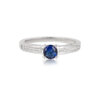 Sapphire Sterling Silver Necklace, Earrings and Ring Set For Her (Set) - Image 6