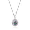 Mystiq Quartz Silver Necklace and Earrings (Set) - Image 3