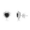 Black Onyx Silver Necklace Earrings Set For Her - Image 5