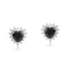 Black Onyx Silver Necklace Earrings Set For Her - Image 6