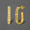American Diamond Dangling Earrings - Image 2