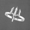 Trident Silver Ring - Image 2