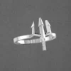 Trident Silver Ring - Image 4