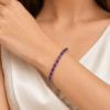 Amethyst Tennis Bracelet Silver Jewelry - Image 2