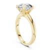 Round Natural Diamond Solitaire Ring in 14K & 18K Gold Plating - Image 8