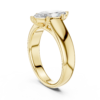 Natural Marquise Cut Lab-Grown Diamond Solitaire Ring 14K & 18K Solid Gold - Image 9