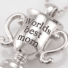 Celebrate Motherhood with Silver Trophy Pendant Necklace - Image 3