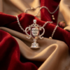 Celebrate Motherhood with Silver Trophy Pendant Necklace - Image 5