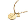 Engraved "Best Mom Ever" 18K Gold Filled Coin Pendant Necklace - Image 5