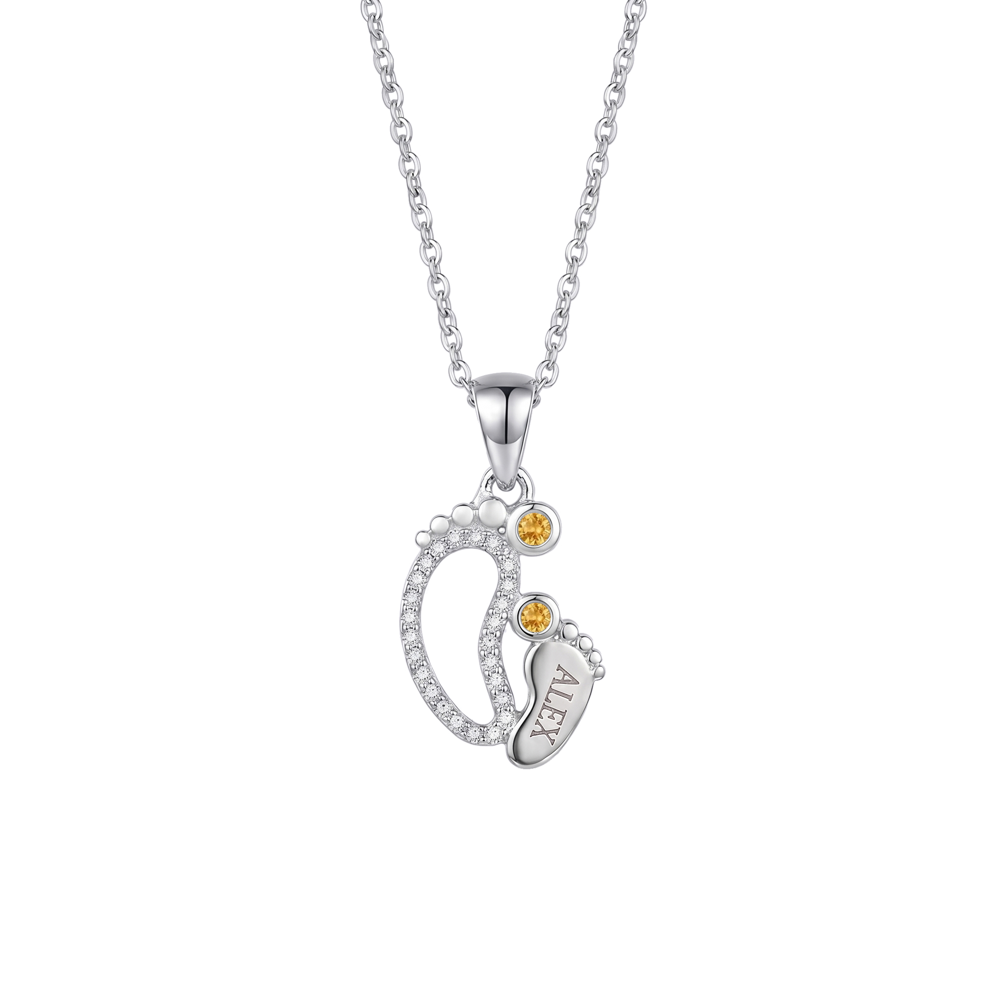 Citrine Teardrop Pendant, Gold Vermeil