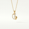 Baby Feet Name Necklace Sterling Silver 18K Gold Filled - Image 4