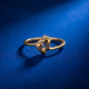 Custom Name Baby Feet Ring 925 Silver 18K Gold Filled CZ - Image 6