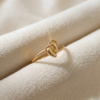 CZ Baby Feet Ring 925 Sterling Silver Jewelry - Image 3