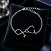 Doctor Bracelet Silver White Rhodium Plated - Image 4