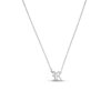 No-Stone Gothic "R" Necklace in 925 Silver Rhodium Plated - Image 3