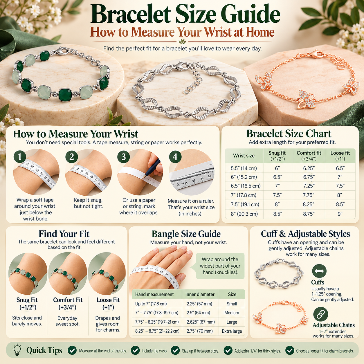 Bracelet Size